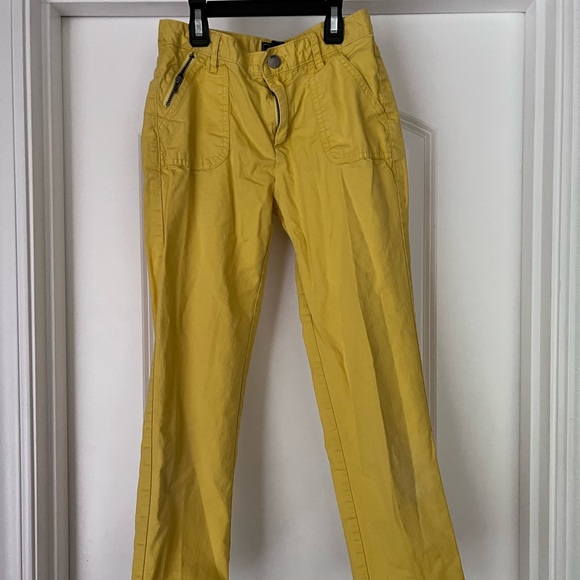 Gap yellow girls pants. Girl size 10 - Picture 7 of 9
